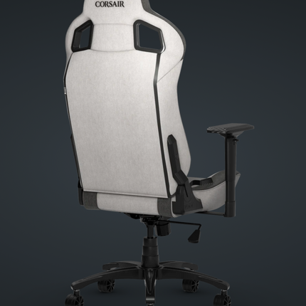 Silla Gaming Corsair T3 Rush | Tela Gray/Charcoal | Reclinable 180° | Ruedas de Nylon