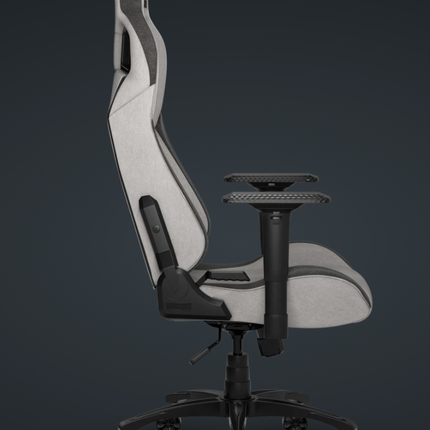 Silla Gaming Corsair T3 Rush | Tela Gray/Charcoal | Reclinable 180° | Ruedas de Nylon