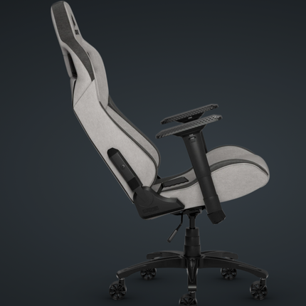 Silla Gaming Corsair T3 Rush | Tela Gray/Charcoal | Reclinable 180° | Ruedas de Nylon