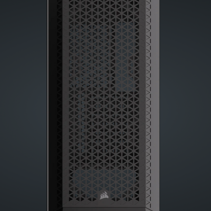 Case Gaming Corsair 480T | Media Torre | Vidrio Templado | Flujo de Aire Optimizado | Negro