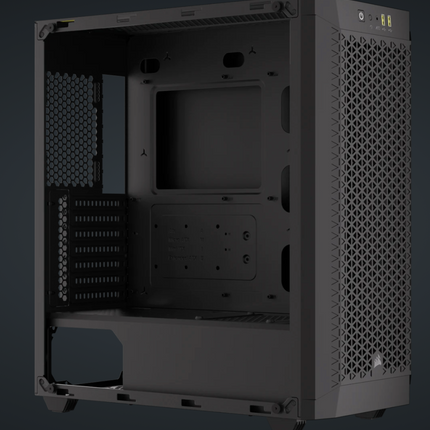Case Gaming Corsair 480T | Media Torre | Vidrio Templado | Flujo de Aire Optimizado | Negro