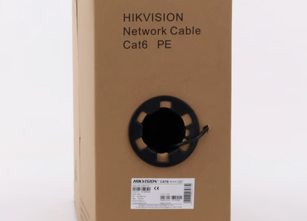 Cable UTP Cat 6 Hikvision DS-1LN6OUSPE(O-STD) | 305 mts | Exterior | 23AWG | 100% Cobre | UL