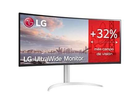 MONITOR 34" LG 34WQ650-W WFHD 2560 x 1080 100 HZ DP HDMI USB-C PLANO SLIM 195174028117
