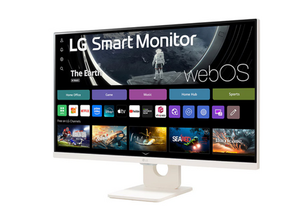 MONITOR 27'' LG 27SR50F-W 1920 x 1080  5MS 50/60HzHz HDMI USB FHD IPS WITH WEBOS SMART