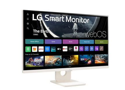 MONITOR 27'' LG 27SR50F-W 1920 x 1080  5MS 50/60HzHz HDMI USB FHD IPS WITH WEBOS SMART
