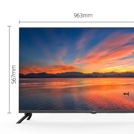 Televisor CHiQ CQF43G7PCR | 43″ 4K UHD | Google TV | HDR10 | Dolby Audio