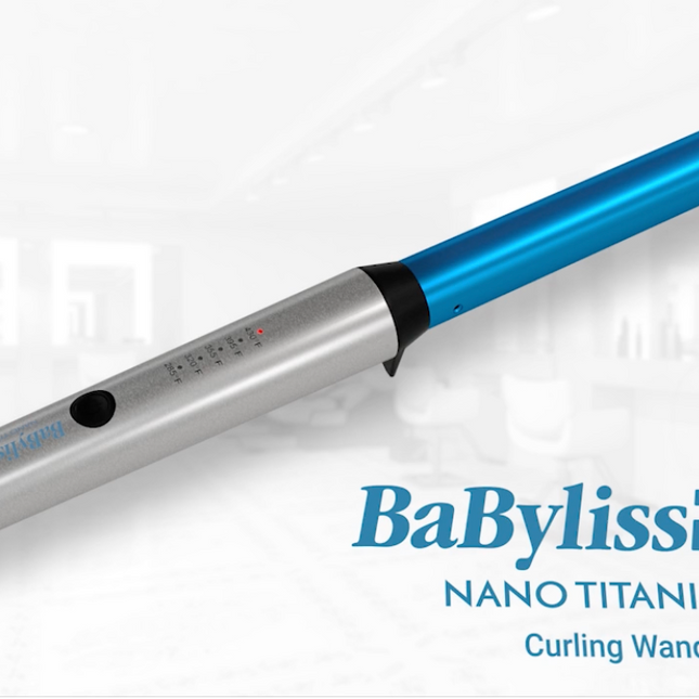 Rizadora BaByliss Titanium | 1¼” (32mm) | 430°F | Barril Profesional | Calentamiento Rápido