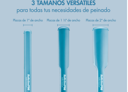 Plancha BaByliss Nano Titanium | 1” | Placas Ultra Lisas | Temperatura hasta 450°F | Tecnología Iónica | Profesional