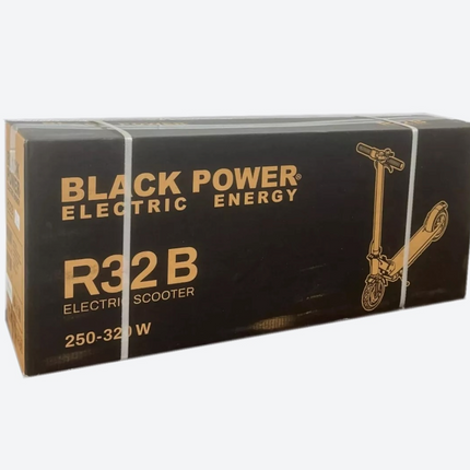 Scooter Eléctrico Black Power R32B | Autonomía hasta 15 km | Motor 250W | Plegable | Velocidad máx. 25 km/h | Ruedas 8”