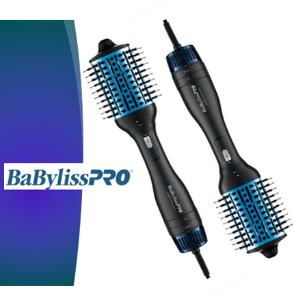 Cepillo Capilar BaByliss Hot Air Brush 2 en 1 Dual Ionic | Para peinar y reducir el frizz con tecnología iónica