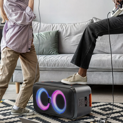 Parlante RGB Moonki Bossa Bluetooth | 2.0 Estéreo | Luces LED | Batería Recargable