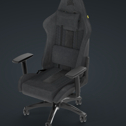 Silla Gaming Corsair TC100 Relaxed | Tela | Diseño Ergonómico | Reclinable 160° | Altura Ajustable