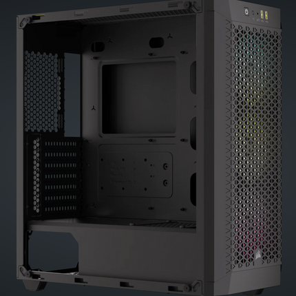 Case Gaming Corsair 480T | Media Torre | Vidrio Templado | 3x Ventiladores AR120 RGB