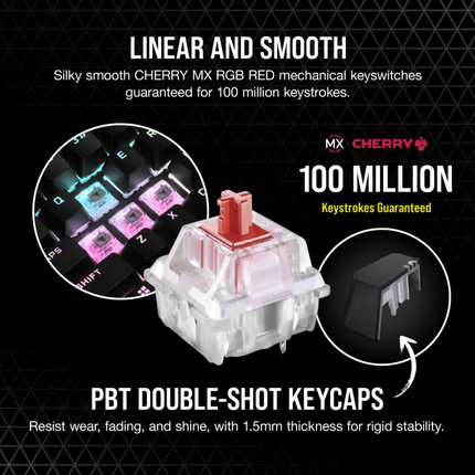 Teclado Gaming Corsair K65 MINI | 60% | Mecánico | RGB | USB | Inglés