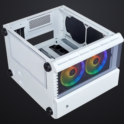 Case Corsair Crystal Series 280X RGB | Micro ATX | Vidrio Templado | RGB | Color Blanco