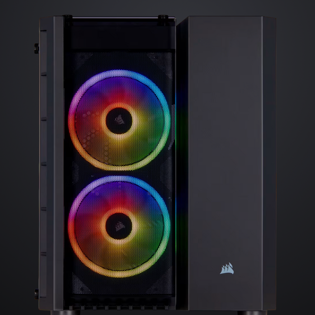 Case Corsair Crystal Series 280X | Micro ATX | Vidrio Templado | Flujo de Aire Optimizado | Color Negro