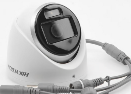 Cámara de Seguridad Analógica Hikvision DS-2CE70DF0T-MF | 2MP | 2.8mm | ColorVu | Metal Turret | IP67