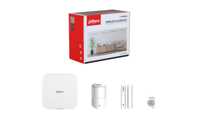 Dahua KIT de Alarma Inalámbrica  - DHI-ART-ARC3800H-03-FW2- 1.0.01.19.10851