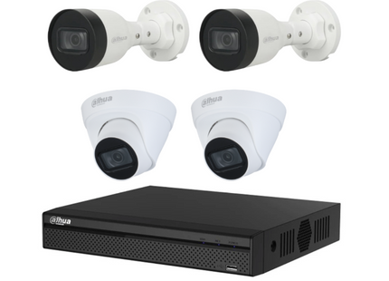Dahua kit cámaras 4Ch NVR - 1.0.01.04.37133-0002
