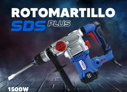 Best Value Rotomartillo SDS-Plus 1500 W 5,5 J con 6 Velocidades, H27007