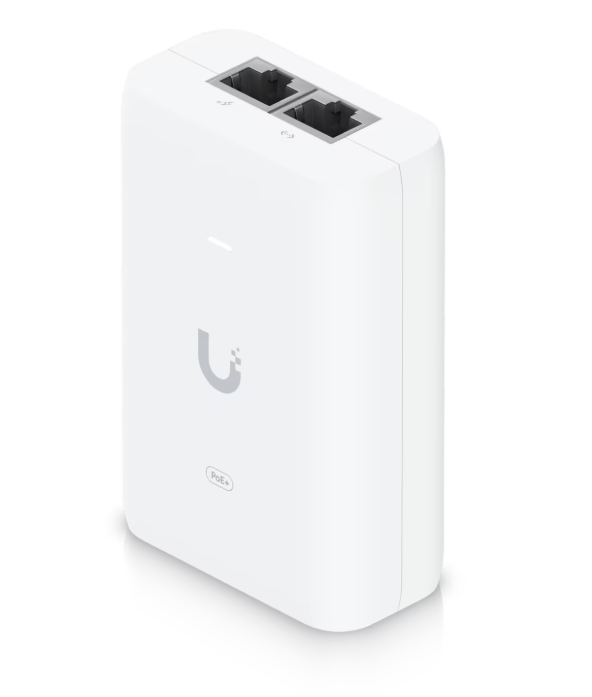 Ubiquiti UniFi U-PoE+ Adaptador PoE+ 30W con Puerto Gigabit LAN