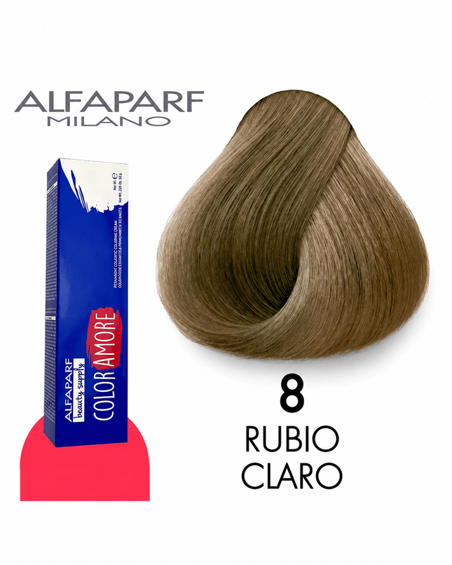 Alfaparf Color Amore 8 Tinte Permanente para Cabello 90 ml