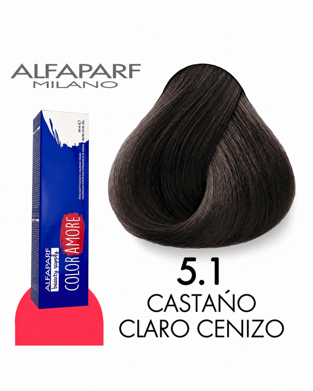 Alfaparf Color Amore 5.1 Tinte Permanente para Cabello 90 ml