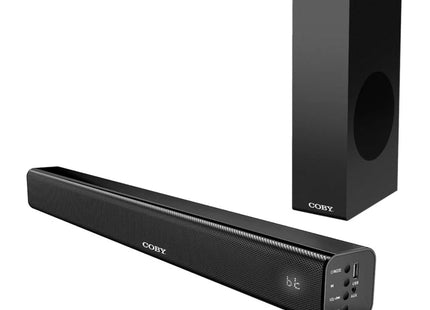 Coby CY-SB-800 Barra de Sonido 2.1 de 45 W con Subwoofer, Bluetooth 5.0 y HDMI ARC