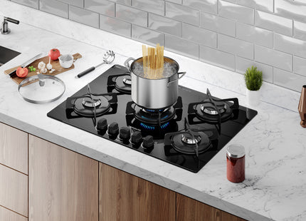 Plantilla de Gas Frigidaire FTGC3050VB | 30” | 5 Quemadores | Vidrio Templado Empotrable | Acero Inoxidable