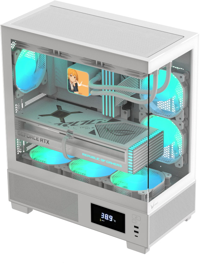 Formula V Line Case Blanco ARGB, Crystal E1 Cosmic