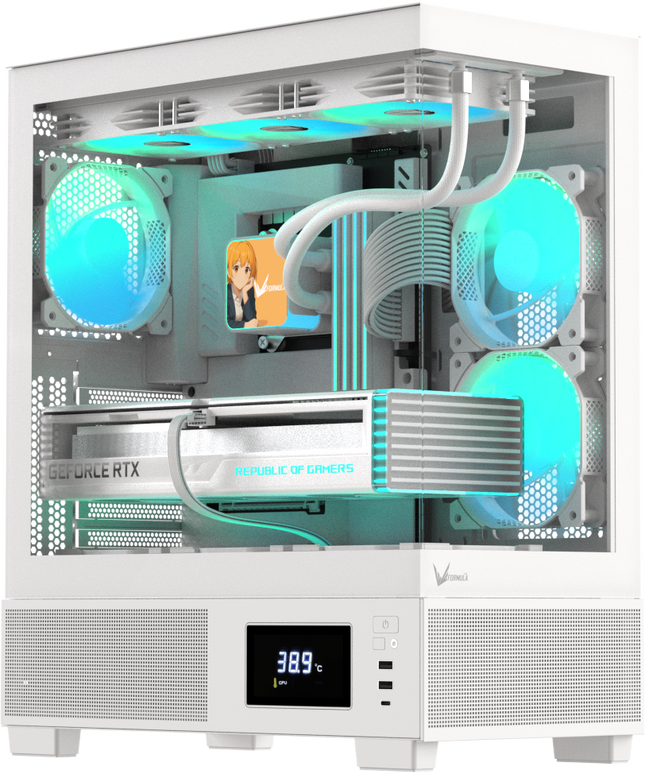 Formula V Line Case Blanco ARGB, Crystal E1 Cosmic