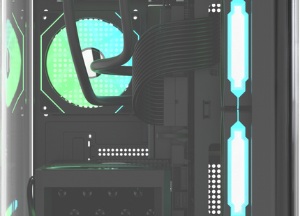 Case ARGB Formula V Line Crystal U2M Floe Black 4711401663843 | Mid Tower | Micro-ATX Mini-ITX | RGB | 3 Ventiladores ARGB 120mm