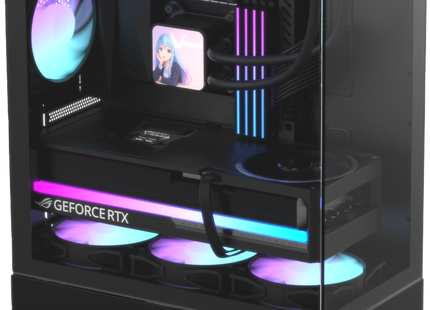 Formula V Line Crystal Z1+ AR V2 negro, vista adicional del gabinete