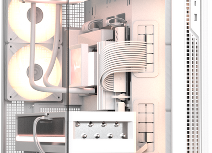 Formula V Line Case Blanco 5 Ventiladores ARGB, Crystal Z7 PA