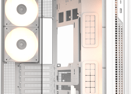 Formula V Line Case Blanco 5 Ventiladores ARGB, Crystal Z7 PA