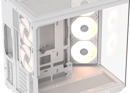 Formula V Line Case Blanco 5 Ventiladores ARGB, Crystal Z7 PA