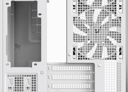 Formula V Line Case Blanco 5 Ventiladores ARGB, Crystal Z7 PA