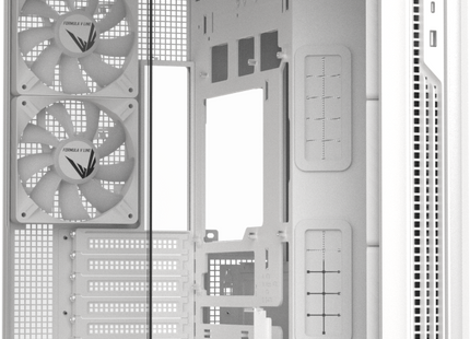Formula V Line Case Blanco 5 Ventiladores ARGB, Crystal Z7 PA