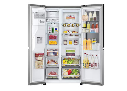 LG Refrigerador Side by Side 27 pies InstaView color Plateado VS27XADC