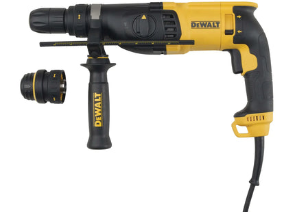 DEWALT D25134K-B3 rotomartillo, vista con mandril intercambiable