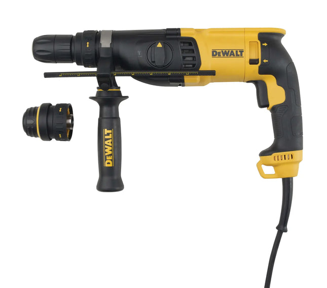 DEWALT D25134K-B3 rotomartillo, vista con mandril intercambiable