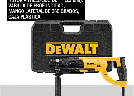 DEWALT rotomartillo D25260K-B3 contenido del kit