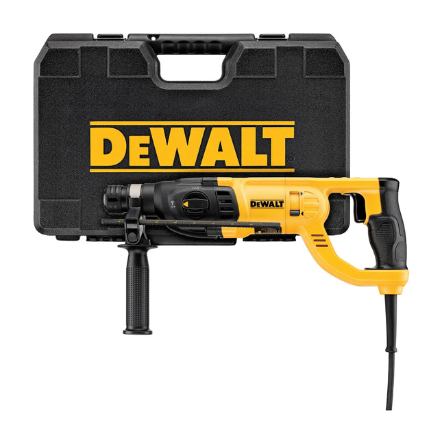 DEWALT rotomartillo SDS Plus D25260K-B3 vista frontal con maletín