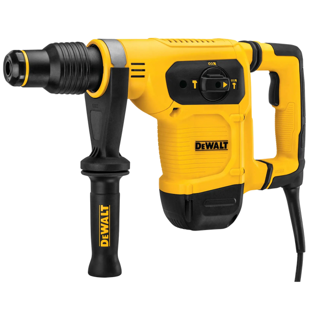DEWALT D25481K-B3 rotomartillo, vista con mango lateral