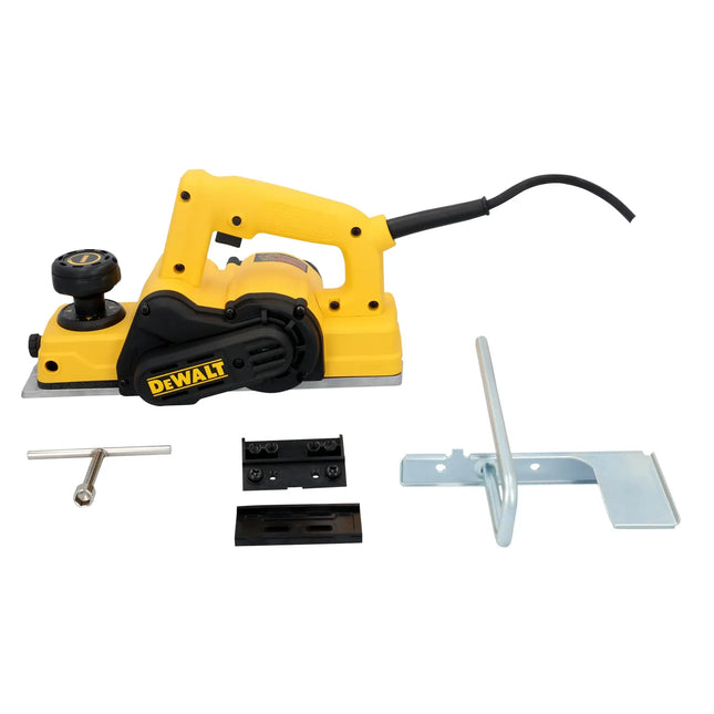 DEWALT D26676-B3 cepillo eléctrico con accesorios: guía, llave y piezas de cuchilla