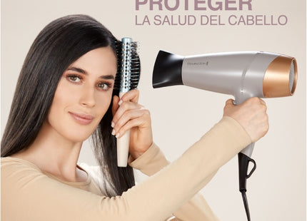 Secadora Remington Collagen and Biotin Therapy D26A-110F | 1900W | Tecnología Iónica con Turmalina | 3 Ajustes de Temperatura | 2 Velocidades | Golpe de Aire Frío