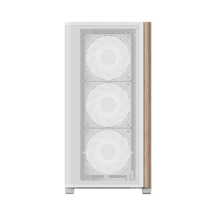 Case RGB AeroCool D301A | Torre Pequeña | Malla | 1 Abanico Trasero | 3 Abanicos Frontales | Blanco