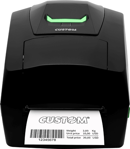 Impresora de Etiquetas Custom D4 102 USB Negra de 4 Pulgadas - 911MK010100233