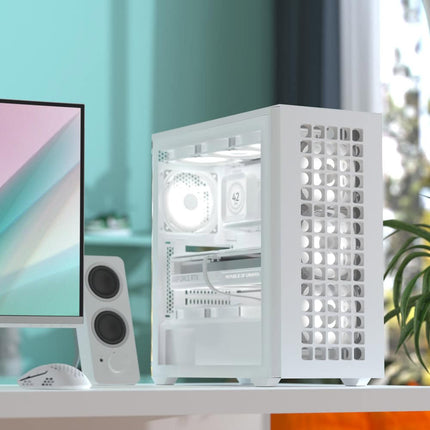 Case RGB AeroCool D502A Torre Media | Malla | 3 Ventiladores Frontales | 1 Ventilador Trasero