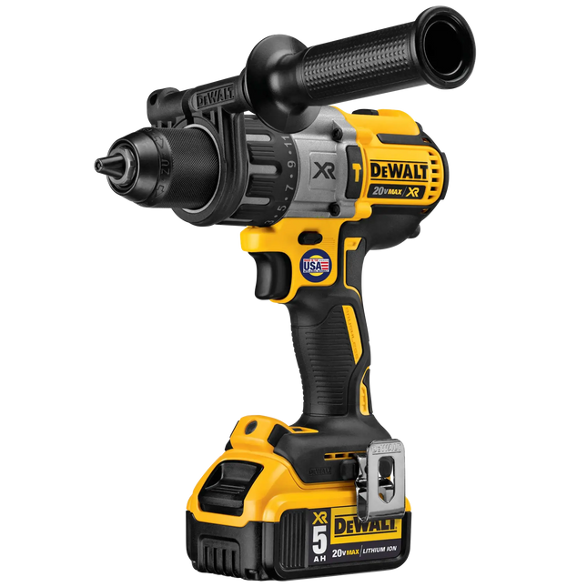 DEWALT DCD996P2 taladro percutor con mango lateral de 360 grados